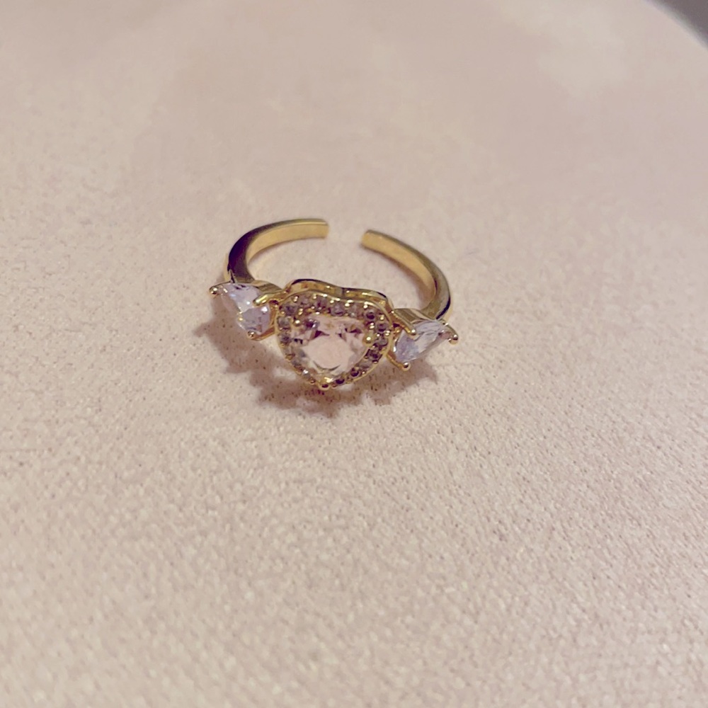 Gold Plated Heart Ring